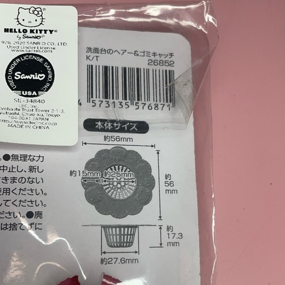 Sanrio Hello Kitty 6 Mini Drain Filters - Picture 5 of 5
